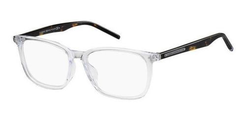 Lentes Tommy Hilfiger Th1737/f Aio Havana Oftalmico Color Havana Mate Transparente Mate Aio