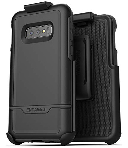 Funda Para Galaxy S10 E 2019 Negra Con Clip Para Cinturon