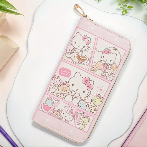 Carteras Largas Para Dama (disney-sanrio) Kitty Mod 6 Pu