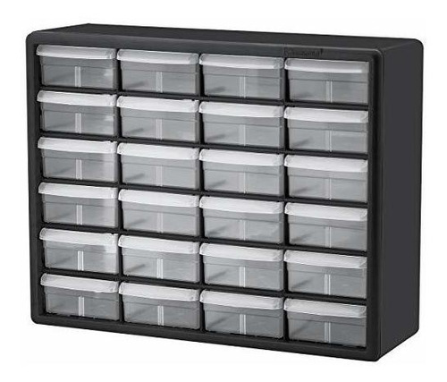 Akro-mils 10124, 24 Drawer Plastic Parts Storage Hardware An
