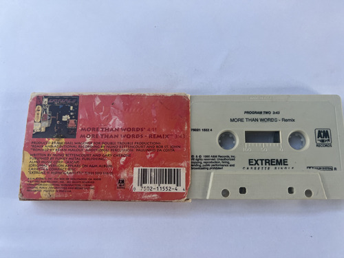 Extreme - More Than Words - K7 Single Extremamente Raro (Usado)