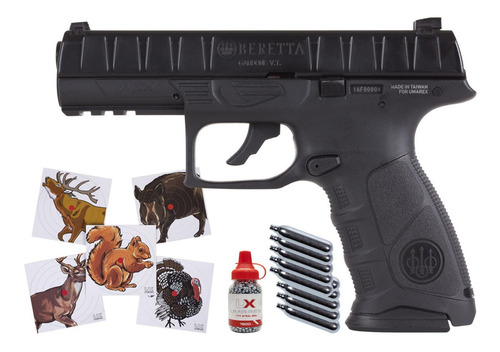 Pistola Beretta Apx Blowback Co2 De Postas Cal .177 Combo