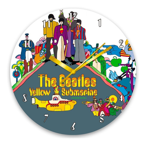 Reloj De The Beatles Yellow Submarine