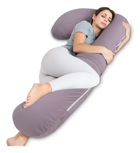 Almohada Embarazo Cuerpo Completo Soporte Sueño 145cm Algodó