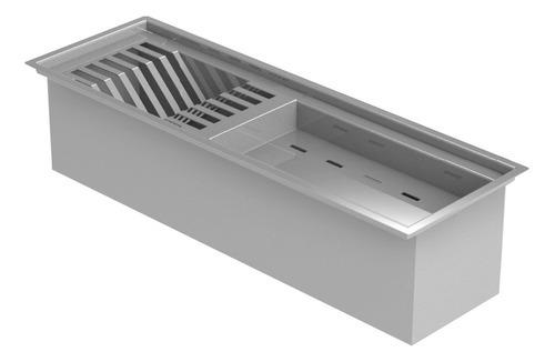 Canal Organizador Escorredor Embutir Inox 47cm