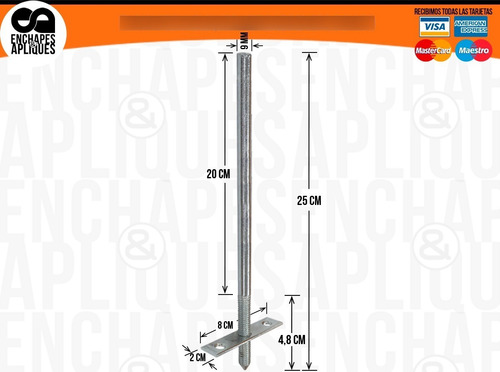 Imagen 2 de 4 de Soporte Oculto Repisa Invisible Flotante 25cm (iva Incluid)