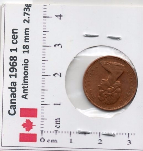 Monedas Mundo  Canada  1981  Un  Cent   Hoja De Maple    C22