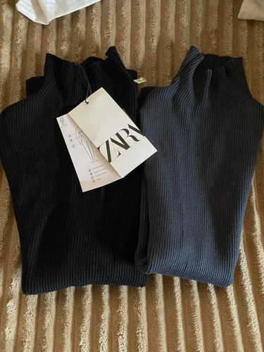 Remeras Zara Divinas Negra Y Gris Corte Americano Y Fucsia