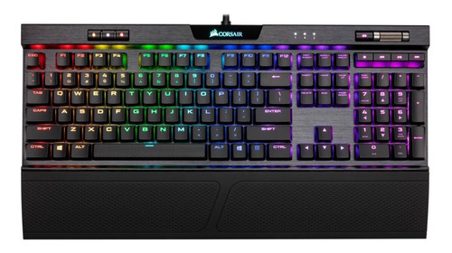 Teclado Gamer Mecánico Corsair K70 Mk2 Lp Speed Rgb Negro