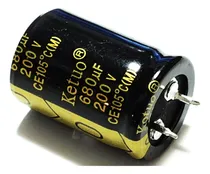 Comprar Capacitor Eletrolítico 680uf X 200v 105°  2 Peças