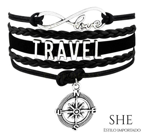 Pulsera Brazalete Infinity Love Travel