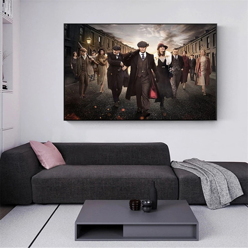 Cuadro-peaky Blinder 66-decorativo-moderno- Uhd 100x70cm.