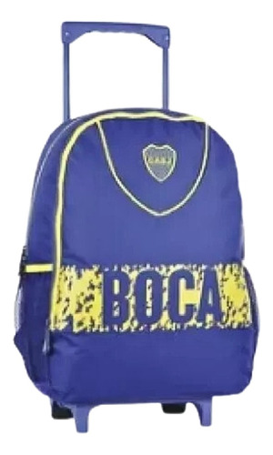 Mochila Boca Juniors Con Carro Original 17 Bj59 Mapleweb