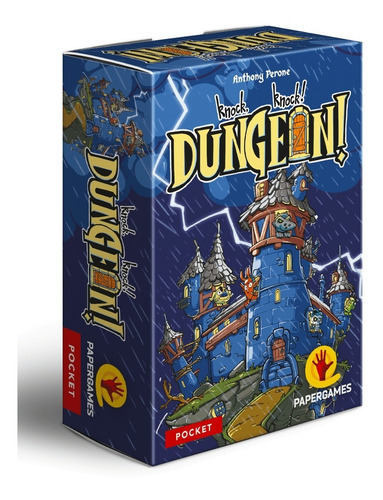 Knock, Knock! Dungeon! - Papergames Pocket Jogo De Cartas