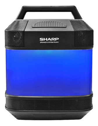 Altavoz Sharp Bluetooth 5.2 - 30w, 360° Sonido, 12 Luces Led