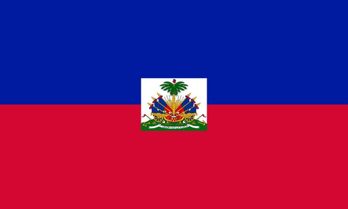Bandera Haiti Medida 90cm X 60cm