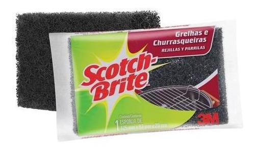 Esponja Scotch-Brite Para Grelhas e Churrasqueiras