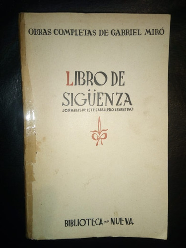 Libro De Sigüenza - Gabriel Miró