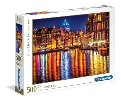 Puzzle 500 Piezas Clementoni - Amsterdam