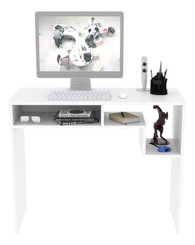 Escritorio AFA Muebles Arezzo Minimalista Moderno Melamina Color Blanco