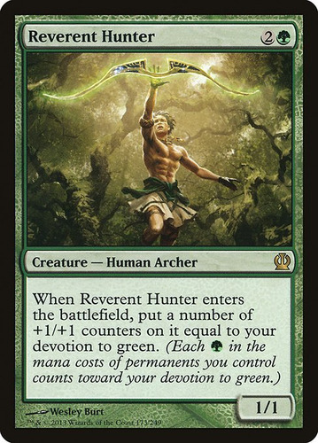 Carta Magic Reverent Hunter Theros Mtg