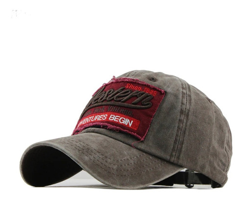 Gorra Cachucha Beisbolera Hombre Vintage Bordado Deportiva