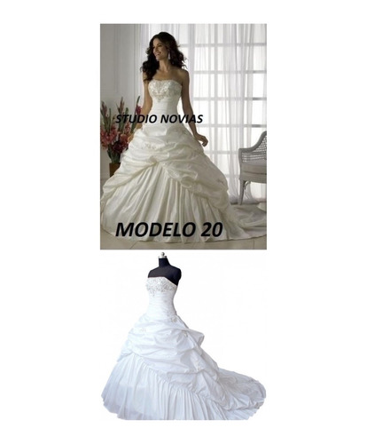 Vestido De Novia Nuevo Barato Bonito Elegante Boda Blanco 20