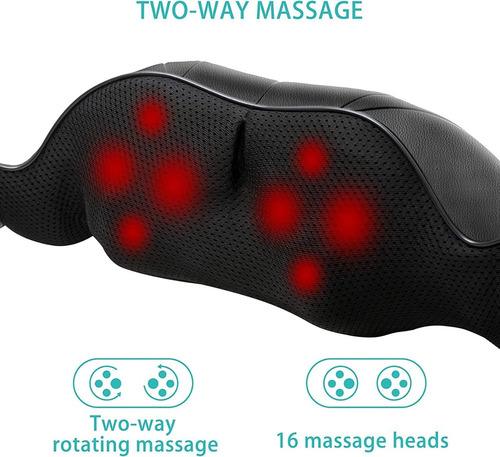 . Masajeador Shiatsu De Espalda Y Cuello, Masajeador De