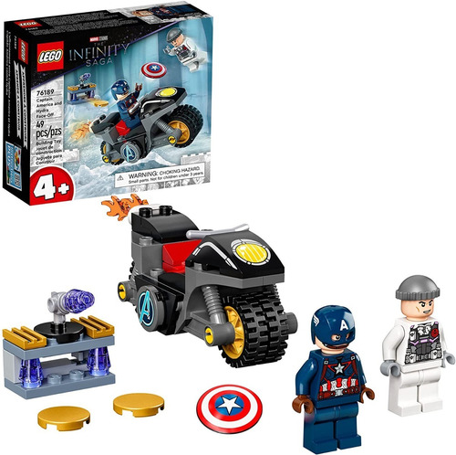 Lego Marvel Captain America E Hydra Face-off 76189