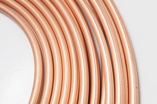Rollo 15 M. 3/8 0.8mm Caño Cobre Refrigeracion Envio