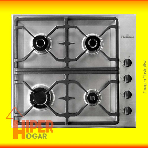 Anafe a gas Florencia 6748I acero inoxidable 220V