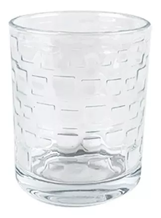 Juego 6 Vasos Agua Círculos Lisos 200 Ml a precio barato