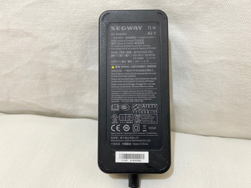 Imagen 3 de 4 de Cargador De Patín Eléctrico Scooter Segway Original