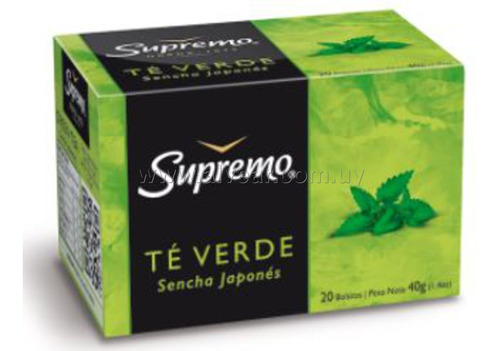 Te Supremo Verde 20 Sobres