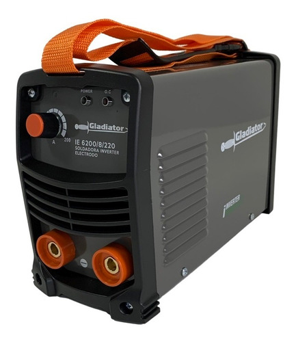Soldadora Inverter Electrodo 200a Gladiator - Ie6200/8/220 Color Gris oscuro Frecuencia 50 Hz