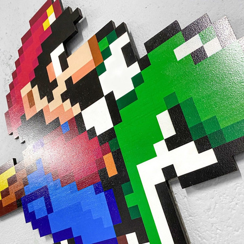 Imagen 5 de 7 de Cuadro Super Mario, Impresión Directa (madera Mdf, 6mm)