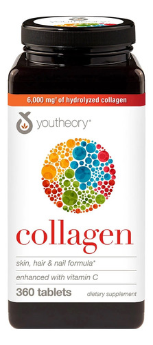 Colágeno Y Biotina Youtheory - - Unidad a $536