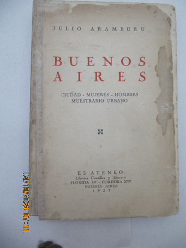 Buenos Aires Ciudad-mujeres-hombres- Aramburu 1927
