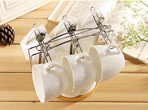 Juego De Tazas De Té Y Platillos De Porcelana 20 , 6 S