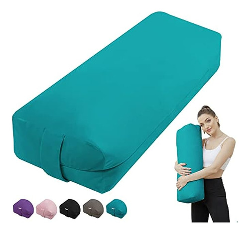 Yoga Pillow Restorative Yoga Pillow With Velvet Filled With