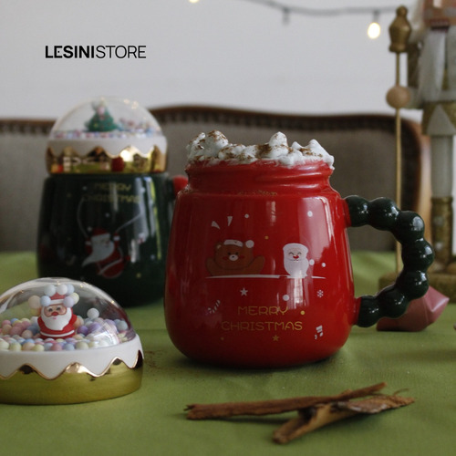 Tazas Navideñas, Cerámica Importada, Ideales Para Regalar