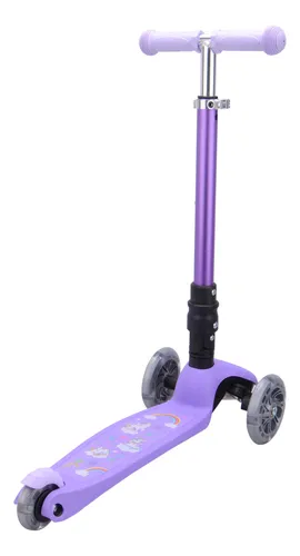 Monopatin Scooter Plegable Luz Teeny Fold 3 Ruedas Bold Cube