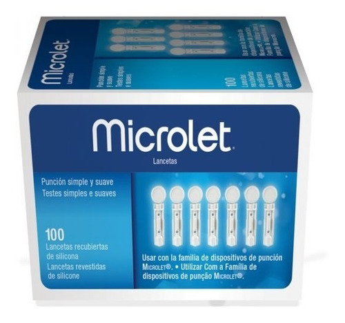 Lanceta Contour Microlet Caja 100 Pzas