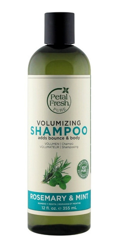 Petal Fresh Shampoo · Romero Y Menta · Voluminizador Organic