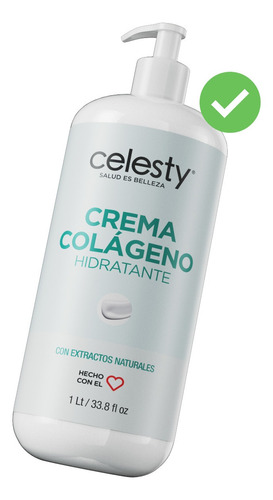 Crema Colágeno Antiarrugas 1lt Celesty® Envío