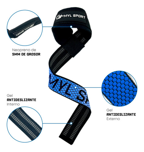 Correas De Levantamiento Strap Peso Muerto Gym