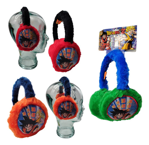 Orejeras Dragon Ball Goku Z800 Peluche Calentadores