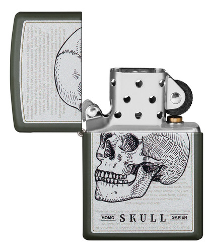 Imagen 3 de 10 de Encendedor Zippo Lighter Skull Design