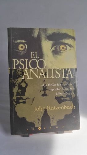 Libro El Psicoanalista Dejohn Katzenbach