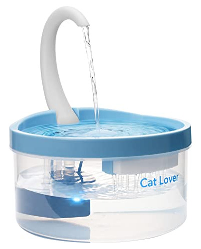 Rosfim Fuente De Agua Para Gatos, Dispensador De Mascotas Le